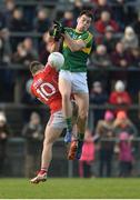 15 January 2017; Jack Barry of Kerry in action against Sean Powter of Cork during the McGrath Cup Round 3 match between Cork and Kerry at Mallow GAA Grounds in Mallow, Co Cork. Photo by Eóin Noonan/Sportsfile