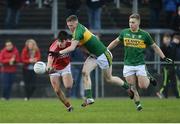 15 January 2017; Kevin Davis of Cork in action against Jason Foley of Kerry during the McGrath Cup Round 3 match between Cork and Kerry at Mallow GAA Grounds in Mallow, Co Cork. Photo by Eóin Noonan/Sportsfile