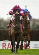 15 January 2017; Ball D'Arc, with Jack Kennedy up, their way to winning the Bar One Racing Dan Moore Memorial Handicap Steeplechase during the Fairyhouse Races in Fairyhouse, Co. Meath. Photo by David Fitzgerald/Sportsfile