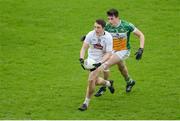 15 January 2017; Neil Flynn of Kildare in action against James Lalor of Offaly during the Bord na Mona O'Byrne Cup Group 2 Round 3 match between Offaly and Kildare at O'Connor Park in Tullamore, Co Offaly. Photo by Piaras Ó Mídheach/Sportsfile