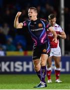 15 January 2017; Gareth Steenson of Exeter Chiefs celebrates his side's victory during the European Rugby Champions Cup Pool 5 Round 5 match between Exeter Chiefs and Ulster at Sandy Park in Exeter, England. Photo by Ramsey Cardy/Sportsfile
