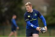 16 January 2017; James Tracy of Leinster during squad training at UCD in Belfield, Dublin. Photo by Seb Daly/Sportsfile