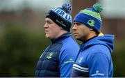 16 January 2017; Tadhg Furlong, left, and Isa Nacewa of Leinster during squad training at UCD in Belfield, Dublin. Photo by Seb Daly/Sportsfile