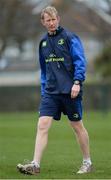 16 January 2017; Leinster head coach Leo Cullen during squad training at UCD in Belfield, Dublin. Photo by Seb Daly/Sportsfile