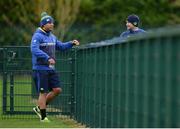 16 January 2017; Isa Nacewa, left, and Dave Kearney of Leinster during squad training at UCD in Belfield, Dublin. Photo by Seb Daly/Sportsfile