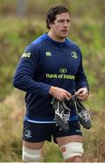 16 January 2017; Mike McCarthy of Leinster arrives ahead of squad training at UCD in Belfield, Dublin. Photo by Seb Daly/Sportsfile