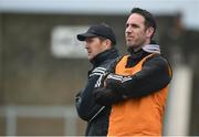 8 January 2017; Kerry u21 manager Jack O'Connor and selector Declan O'Sullivan during the McGrath Cup Round 1 match between Kerry and Tipperary at Austin Stack Park in Tralee, Co. Kerry. Photo by Diarmuid Greene/Sportsfile