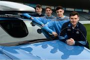 17 January 2017; Dublin GAA today announced a new official car partnership with Subaru. Pictured are from left, Chris Crummey, Micheal Fitzsimons, Eoghan O'Donnell and Kevin McManamon at Parnell Park in Dublin. Photo by Sam Barnes/Sportsfile