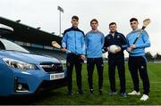 17 January 2017; Dublin GAA today announced a new official car partnership with Subaru. Pictured are from left, Chris Crummey, Micheal Fitzsimons, Kevin McManamon and Eoghan O'Donnell at Parnell Park in Dublin. Photo by Sam Barnes/Sportsfile
