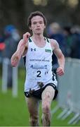 14 January 2017; Adam Kirk Smith of Northern Ireland during the Senior Mens race the Antrim International Cross Country at the Greenmount Campus, Stormont, Co. Antrim. Photo by Oliver McVeigh/Sportsfile