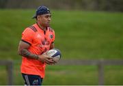 18 January 2017; Francis Saili of Munster during squad training at University of Limerick in Limerick. Photo by Seb Daly/Sportsfile