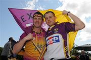 11 June 2011; Wexford supporters Sean Nolan and Danny Boyle, right, before the game. Leinster GAA Football Senior Championship Quarter-Final, Wexford v Westmeath, Wexford Park, Wexford. Picture credit: Pat Murphy / SPORTSFILE