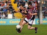 11 June 2011; Kieran Martin, Westmeath, in action against Brian Malone, Wexford. Leinster GAA Football Senior Championship Quarter-Final, Wexford v Westmeath, Wexford Park, Wexford. Picture credit: Pat Murphy / SPORTSFILE