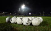 18 January 2017; A general view of the practise balls for the pre-match warm up before the Bank of Ireland Dr. McKenna Cup Section A Round 3 match between Armagh and Down at the Athletic Grounds in Armagh. Photo by Oliver McVeigh/Sportsfile