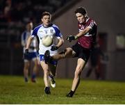 18 January 2017; Jarlath Og Burns of St Mary's in action against Stephen Finnegan of Monaghan during the Bank of Ireland Dr. McKenna Cup Section B Round 3 match between Monaghan and St Mary's at Inniskeen in Co. Monaghan. Photo by Philip Fitzpatrick/Sportsfile