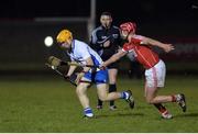 18 January 2017; Andy Molumby of Waterford in action against Lorcan McLaughlin of Cork during the Co-Op Superstores Munster Senior Hurling League Round 3 match between Cork and Waterford at Mallow GAA Grounds in Mallow, Co Cork. Photo by Eóin Noonan/Sportsfile