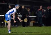 18 January 2017; Shane Bennett of Waterford lining up a free during the Co-Op Superstores Munster Senior Hurling League Round 3 match between Cork and Waterford at Mallow GAA Grounds in Mallow, Co Cork. Photo by Eóin Noonan/Sportsfile