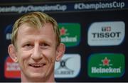 19 January 2017; Leinster head coach Leo Cullen during a press conference at Leinster Rugby HQ, Belfield, Dublin. Photo by Piaras Ó Mídheach/Sportsfile