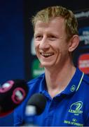 19 January 2017; Leinster head coach Leo Cullen during a press conference at Leinster Rugby HQ, Belfield, Dublin. Photo by Piaras Ó Mídheach/Sportsfile