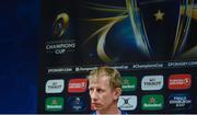 19 January 2017; Leinster head coach Leo Cullen during a press conference at Leinster Rugby HQ, Belfield, Dublin. Photo by Piaras Ó Mídheach/Sportsfile