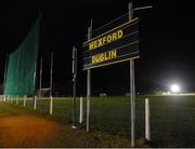 19 January 2017; The scoreboard before the Bord na Mona Walsh Cup match between Wexford and Dublin at Shelmaliers GAA in Hollymount, Co. Wexford. Photo by Matt Browne/Sportsfile