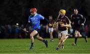 19 January 2017; Niall McMorrow of Dublin in action against Damien Reck of Wexford during the Bord na Mona Walsh Cup match between Wexford and Dublin at Shelmaliers GAA in Hollymount, Co. Wexford. Photo by Matt Browne/Sportsfile