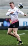 20 January 2017; Craig Gilroy of Ulster during the Ulster Captain's Run at the Kingspan Stadium in Belfast. Photo by John Dickson/Sportsfile