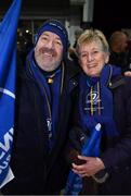 20 January 2017; Leinster supporters Mike and Sarah Whelan prior to the European Rugby Champions Cup Pool 4 Round 6 match between Castres and Leinster at Stade Pierre Antoine in Castres, France. Photo by Stephen McCarthy/Sportsfile