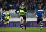 20 January 2017; Robbie Henshaw of Leinster on his way to scoring his side's first try during the European Rugby Champions Cup Pool 4 Round 6 match between Castres and Leinster at Stade Pierre Antoine in Castres, France. Photo by Stephen McCarthy/Sportsfile
