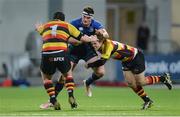 20 January 2017; Tom Daly of Leinster A is tackled by Timothy Walford, left, and James Swan of Richmond during the British & Irish Cup Pool 4 Round 6 match between Leinster A and Richmond at Donnybrook Stadium in Dublin. Photo by Eóin Noonan/Sportsfile