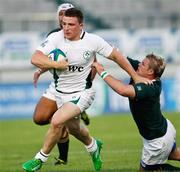 14 June 2011; Andrew Conway, Ireland, 14, on his way to scoring a try. IRB Junior World Championship, Pool C, Ireland v South Africa, Stadio Communale di Monigo, Treviso, Italy. Picture credit: Roberto Bregani / SPORTSFILE