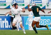 14 June 2011; Aaron Connely, Ireland, in action against  Nizaam Carr, South Africa. IRB Junior World Championship, Pool C, Ireland v South Africa, Stadio Communale di Monigo, Treviso, Italy. Picture credit: Roberto Bregani / SPORTSFILE