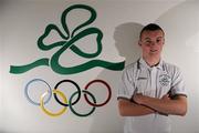 15 June 2011; The Olympic Council of Ireland has selected a strong squad to represent Ireland in five sports at next month's 11th European Youth Olympics Festival being held in Trabzon, Turkey. Over 2,000 of the best young athletes in Europe will compete in this key multi-sport event on the Black Sea – an important competition in the development of young athletes for future Olympic participation. In attendance at the announcemnet is Marcus Lawler, 200m Athletics. European Youth Olympics Festival Team Announcement, The Olympic Council of Ireland, Olympic House, Howth, Co. Dublin. Picture credit: Pat Murphy / SPORTSFILE