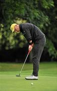 16 June 2011; Alex Hjalmarsson, Sweeden, putts on the 3rd during the 74th World Open One Armed Championships final. Co. Meath Golf Club, Newtownmoynagh, Trim, Co. Meath. Picture credit: Barry Cregg / SPORTSFILE