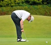 16 June 2011; A dejected Robert Paul, England, after missing his putt on the 18th during the 74th World Open One Armed Championships final. Co. Meath Golf Club, Newtownmoynagh, Trim, Co. Meath. Picture credit: Barry Cregg / SPORTSFILE