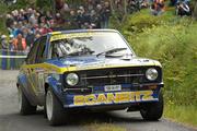 18 June 2011; Daniel McKenna and Andrew Grennan, in their Ford Escort, in action during the Topaz Donegal International Rally, Day 2, Donegal. Picture credit: Philip Fitzpatrick / SPORTSFILE