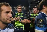 20 January 2017; Jamie Heaslip, left, and Jack McGrath of Leinster following the European Rugby Champions Cup Pool 4 Round 6 match between Castres and Leinster at Stade Pierre Antoine in Castres, France. Photo by Stephen McCarthy/Sportsfile
