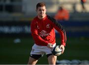 21 January 2017; Paddy Jackson of Ulster warms up before the European Rugby Champions Cup Pool 5 Round 6 match between Ulster and Bordeaux-Begles at Kingspan Stadium in Belfast. Photo by Oliver McVeigh/Sportsfile