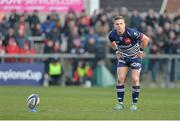 21 January 2017; Ian Madigan of Bordeaux-Begles lines up to kick a penalty during the European Rugby Champions Cup Pool 5 Round 6 match between Ulster and Bordeaux-Begles at Kingspan Stadium in Belfast. Photo by Oliver McVeigh/Sportsfile