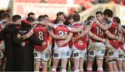 21 January 2017; A disappointed Ulster squad after the European Rugby Champions Cup Pool 5 Round 6 match between Ulster and Bordeaux-Begles at Kingspan Stadium in Belfast. Photo by Oliver McVeigh/Sportsfile