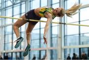 21 January 2017; Amy McTeggart of Boyne A.C. competing in the Senior Womens Pentathlon during the Irish Life Health National Indoor Combined Events Championships at AIT International Arena in Athlone, Co. Westmeath. Photo by Eóin Noonan/Sportsfile