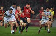 21 January 2017; CJ Stander of Munster breaks through the Racing 92 defence during the European Rugby Champions Cup Pool 1 Round 6 match between Munster and Racing 92 at Thomond Park in Limerick. Photo by Brendan Moran/Sportsfile