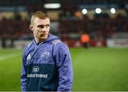 21 January 2017; Keith Earls of Munster ahead of the European Rugby Champions Cup Pool 1 Round 6 match between Munster and Racing 92 at Thomond Park in Limerick. Photo by Diarmuid Greene/Sportsfile