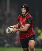 21 January 2017; Tyler Bleyendaal of Munster during the European Rugby Champions Cup Pool 1 Round 6 match between Munster and Racing 92 at Thomond Park in Limerick. Photo by Diarmuid Greene/Sportsfile