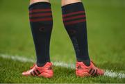 21 January 2017; A detailed view of the customised boots of Dan Goggin of Munster during the European Rugby Champions Cup Pool 1 Round 6 match between Munster and Racing 92 at Thomond Park in Limerick. Photo by Diarmuid Greene/Sportsfile