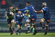 20 January 2017; Robbie Henshaw of Leinster is tackled by Steve Mafi of Castres during the European Rugby Champions Cup Pool 4 Round 6 match between Castres and Leinster at Stade Pierre Antoine in Castres, France. Photo by Stephen McCarthy/Sportsfile
