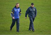 22 January 2017; Clare joint managers Donal Moloney, left, and Gerry O’Connor ahead of the Co-Op Superstores Munster Senior Hurling League Round 4 match between Waterford and Clare at Fraher Field in Dungarvan, Co Waterford. Photo by Seb Daly/Sportsfile