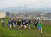 22 January 2017; Waterford players head out to warm-up ahead of the Co-Op Superstores Munster Senior Hurling League Round 4 match between Waterford and Clare at Fraher Field in Dungarvan, Co Waterford. Photo by Seb Daly/Sportsfile