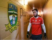 22 January 2017; John Bingham of Louth walks out ahead of the Bord na Mona O'Byrne Cup semi-final match between Meath and Louth at Páirc Táilteann in Navan, Co. Meath. Photo by David Fitzgerald/Sportsfile