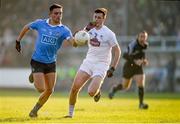 22 January 2017; Niall Scully of Dublin in action against Mick O'Grady of Kildare during the Bord na Mona O'Byrne Cup semi-final match between Kildare and Dublin at St Conleth's Park in Newbridge, Co Kildare. Photo by Piaras Ó Mídheach/Sportsfile